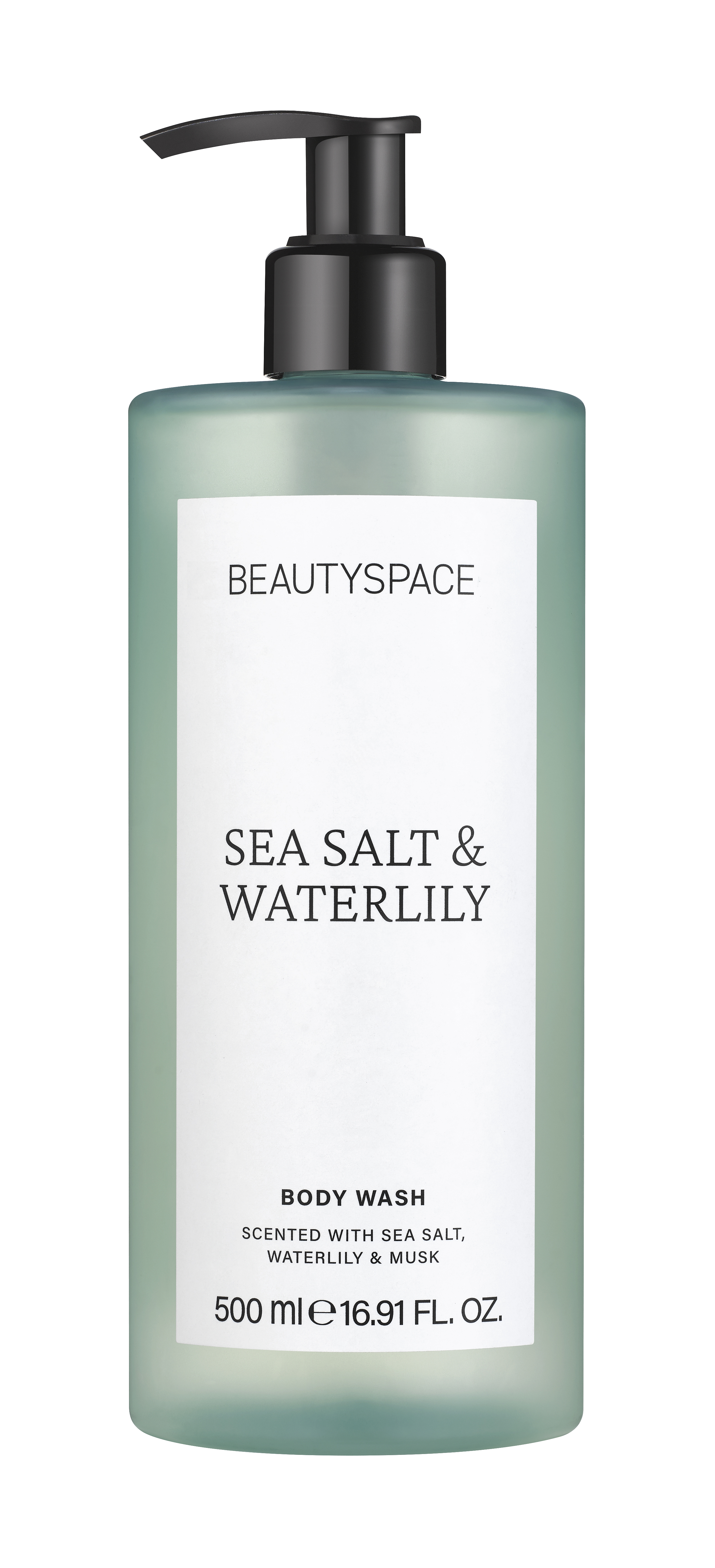 BEAUTYSPACE Sea Salt And Waterlily Body Wash, 16.91 fl oz BEAUTYSPACE