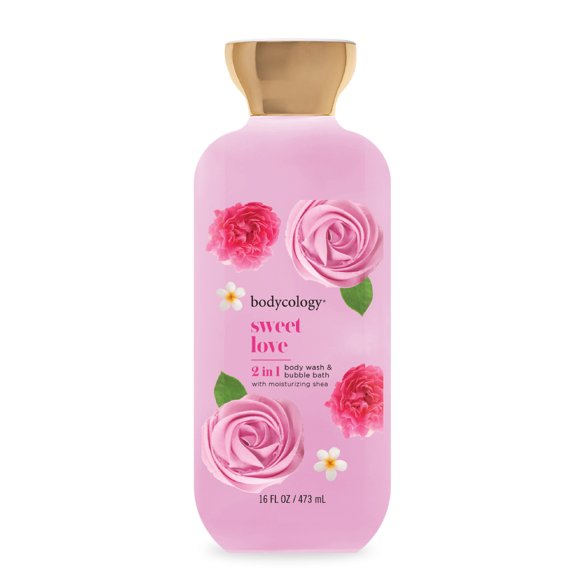 Bodycology 2 in 1 Body Wash & Bubble Bath, Sweet Love, 16 fl.oz. Bodycology