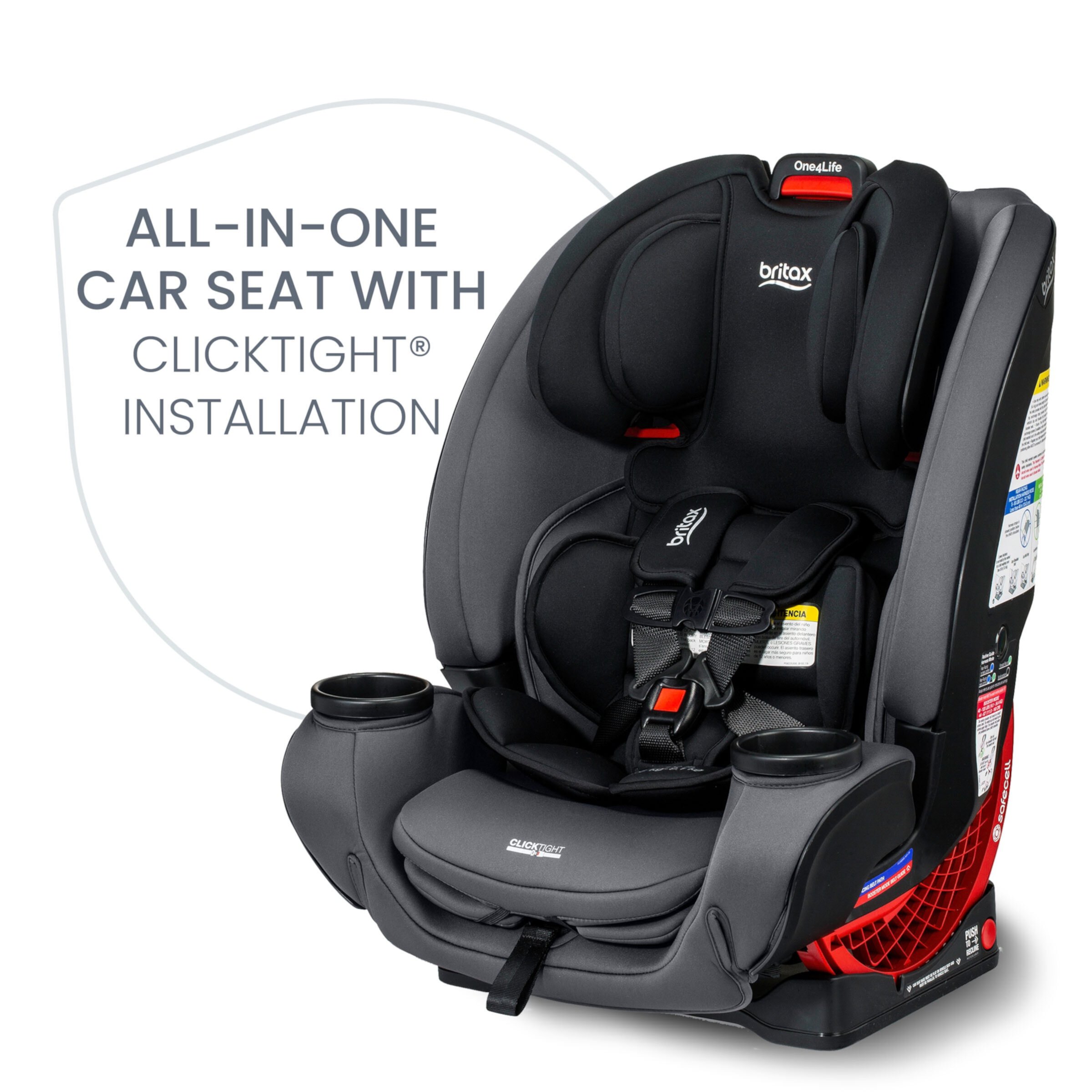 Britax One4Life ClickTight All-in-One Convertible Car Seat, Onyx Britax