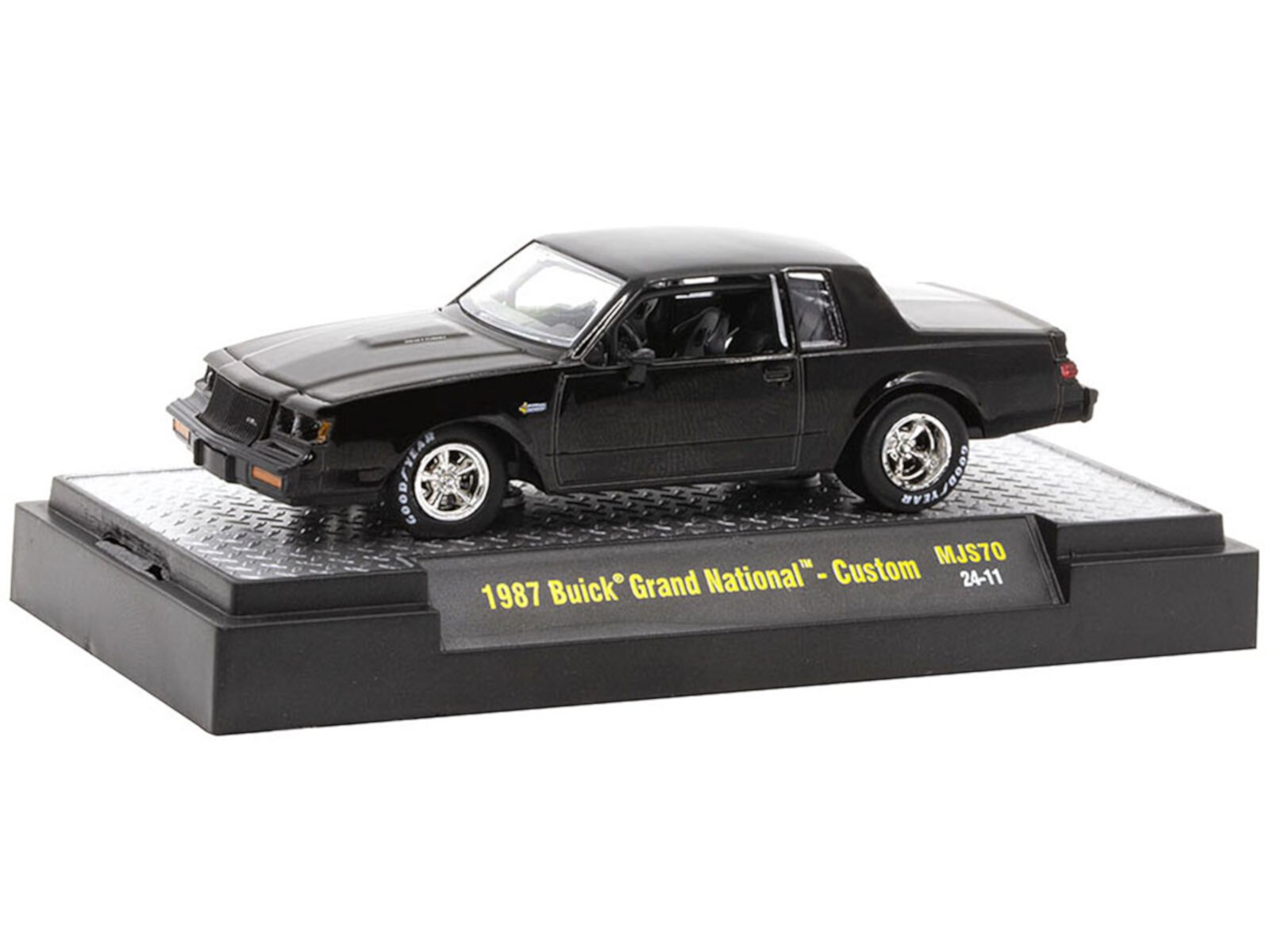 1987 Buick Grand National Custom Black Limited Edition to 5500 pieces Worldwide 1/64 Diecast Model Car by M2 Machines Generic