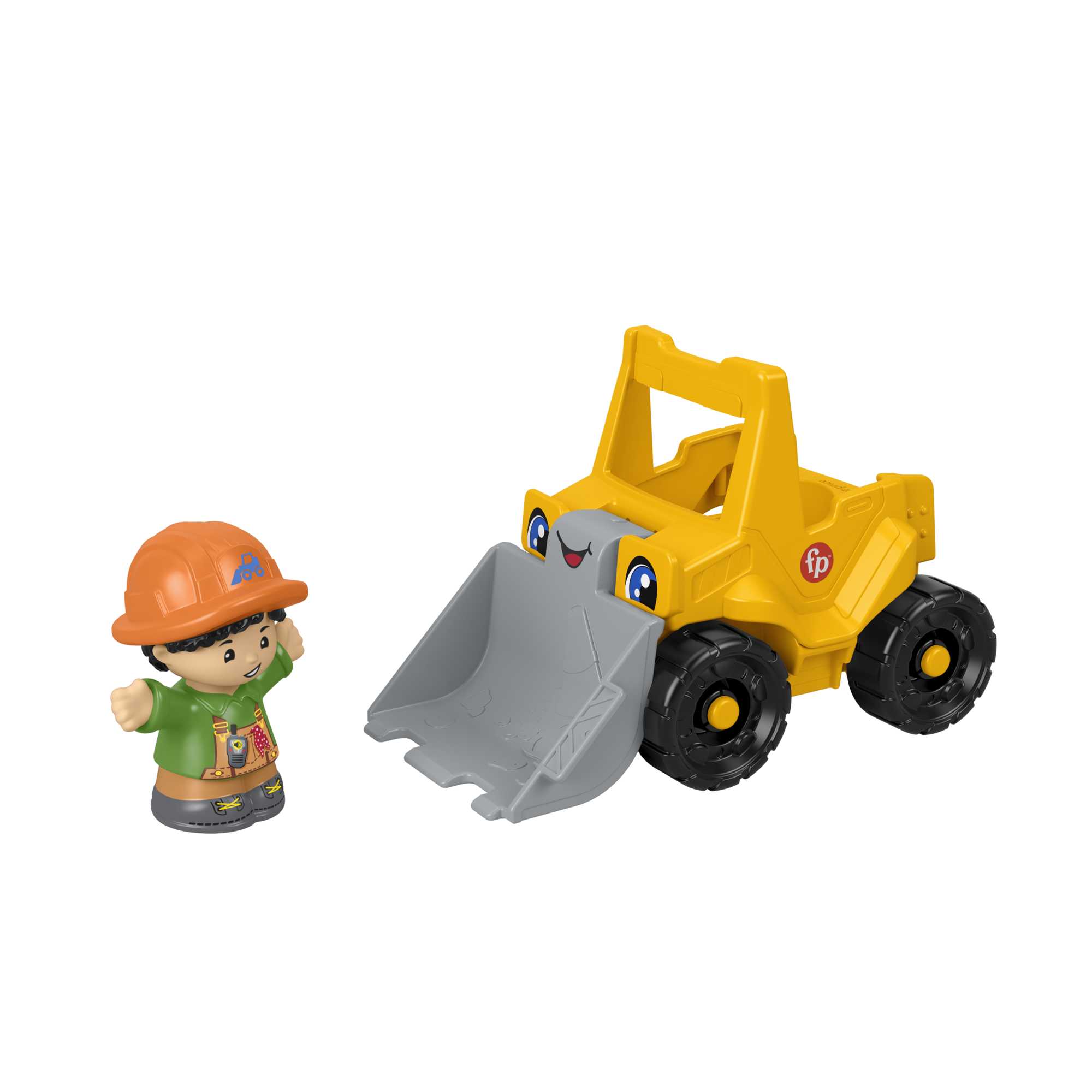 Fisher-Price Little People Bulldozer Car & Truck Play Vehicle for Toddlers, 0.55 lb Little People