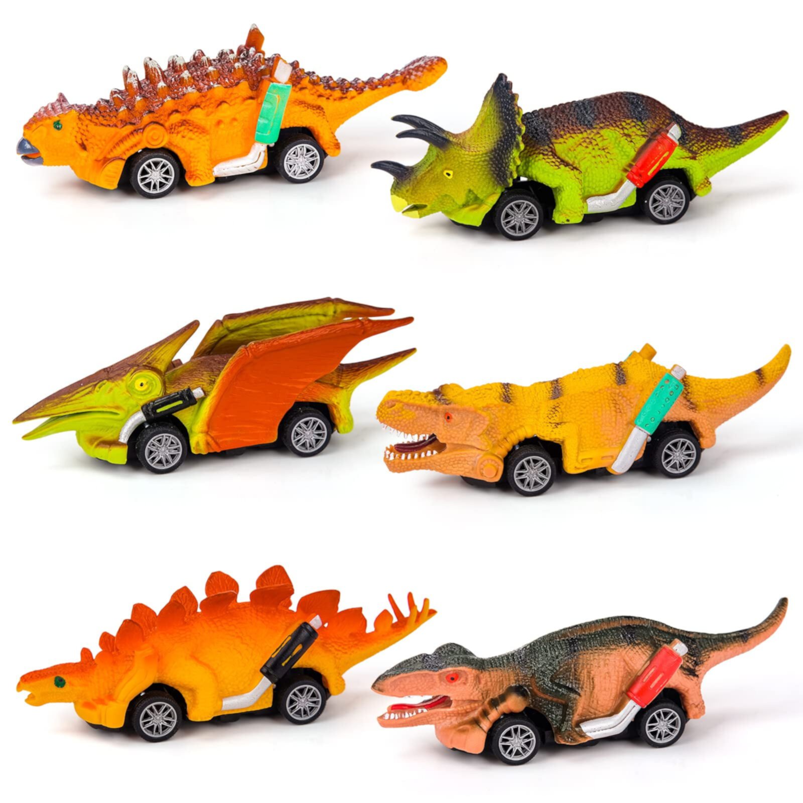 Dikence Toys for 3 Year Old Boys Girls-Dinosaur Toys for Kids Monster Truck Toys Cars for 3 4 5 6 Year Old Boys Toys Birthday Gifts for Boy Car Toys Age 3-6 Toddler Monster Toy for Kids' Play Vehicles Dikence