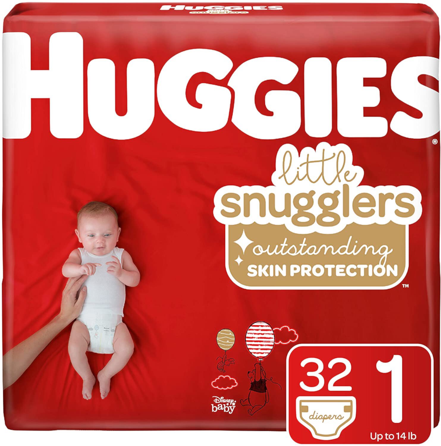 Huggies Little Snugglers Diapers Jumbo Pack, size 1 Huggies