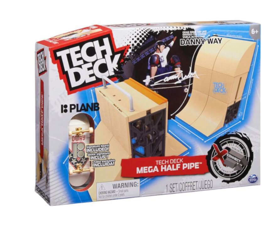 Tech Deck Danny Way Mega Half Pipe X-Connect Park Creator Customizable Ramp Set Coming soon