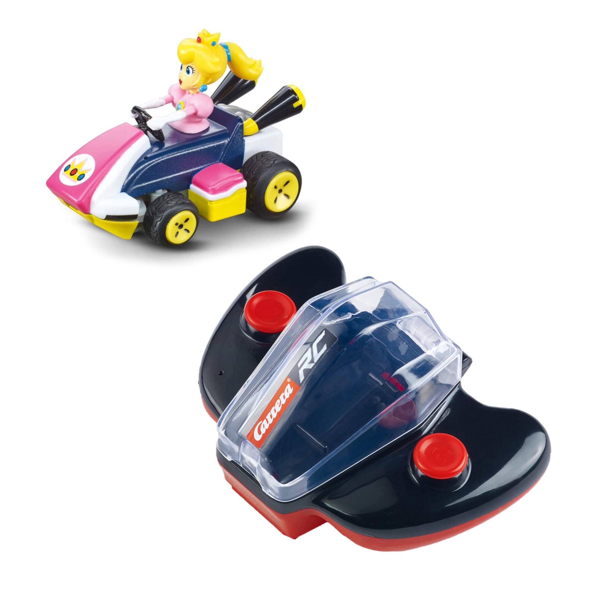 Carrera Officially Licensed Nintendo Mario Kart Remote Control Car, Peach Carrera