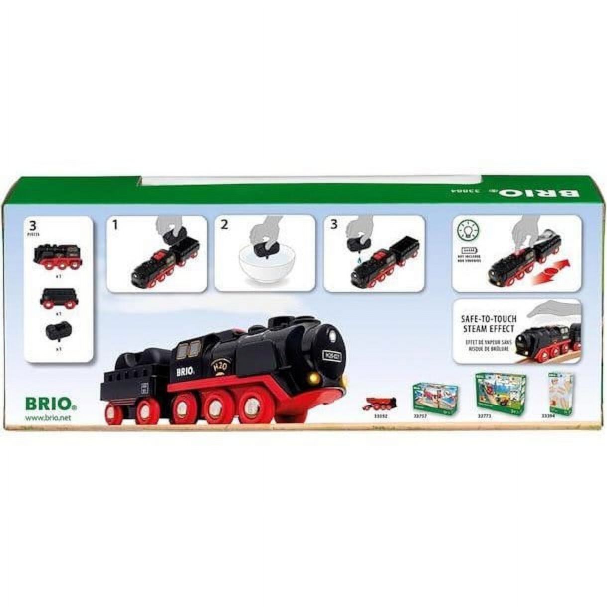 BRIO Battery-Operated Steaming Train BRIO World Train Brio