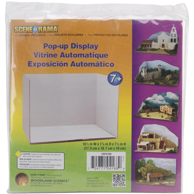 SceneARama Pop-Up Display-10.75"X7.375"X7.5" Woodland Scenics