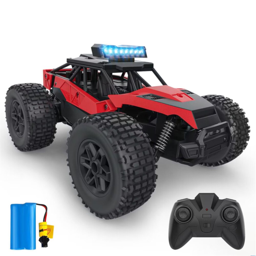 Wupuaait 1:20 Scale Remote Control Toy Car,2WD High Speed 30 Km/h All Terrains Electric Toy Off Road RC Car Truck for Adults and 5-12 Years Old Kids, Red Wupuaait