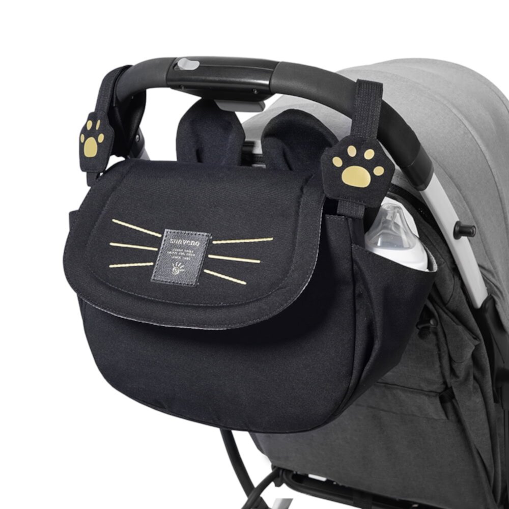 Sunveno Cat Stroller Organizer Diaper Bag, Large Capacity, Travel Bag Sunveno