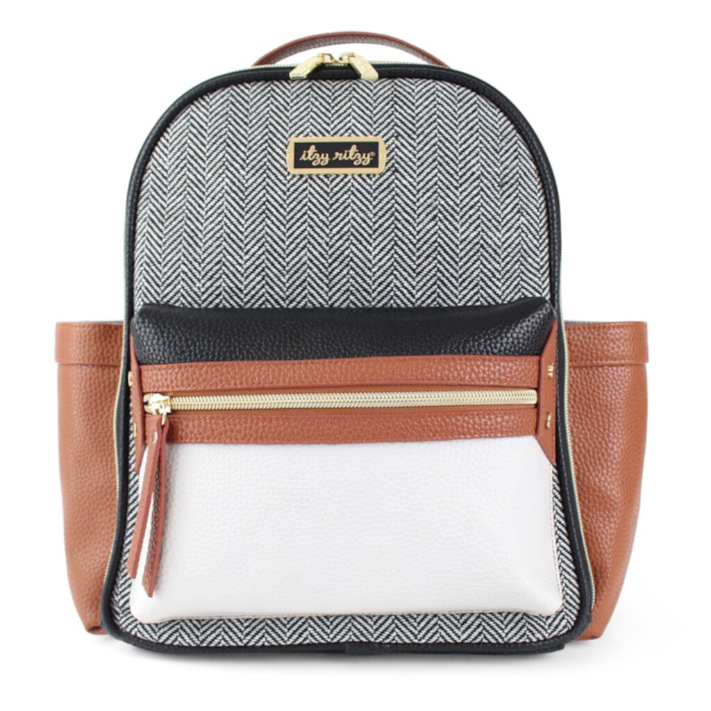 Itzy Ritzy Mini Diaper Bag- Coffee & Cream Visit the Itzy Ritzy Store