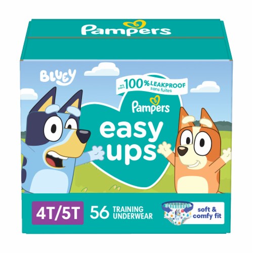 Pampers Easy Ups Training Pants Boys 4T-5T (37+ lbs) 56 count Pampers