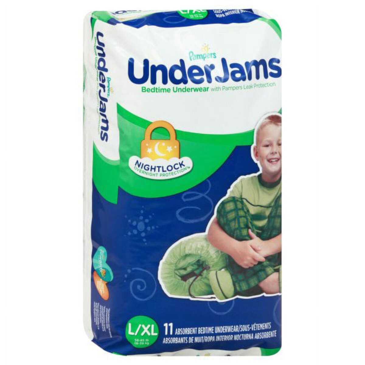 Pampers Under Jams Bedtime Underwear Boys, Size L/XL, 11 ct Pampers