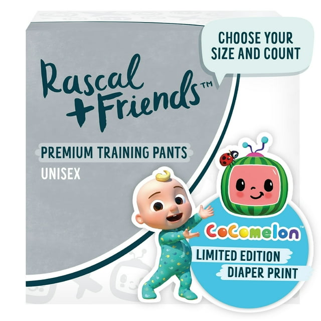 Rascal + Friends Training Pants Size 2T-3T 64 Count Rascals