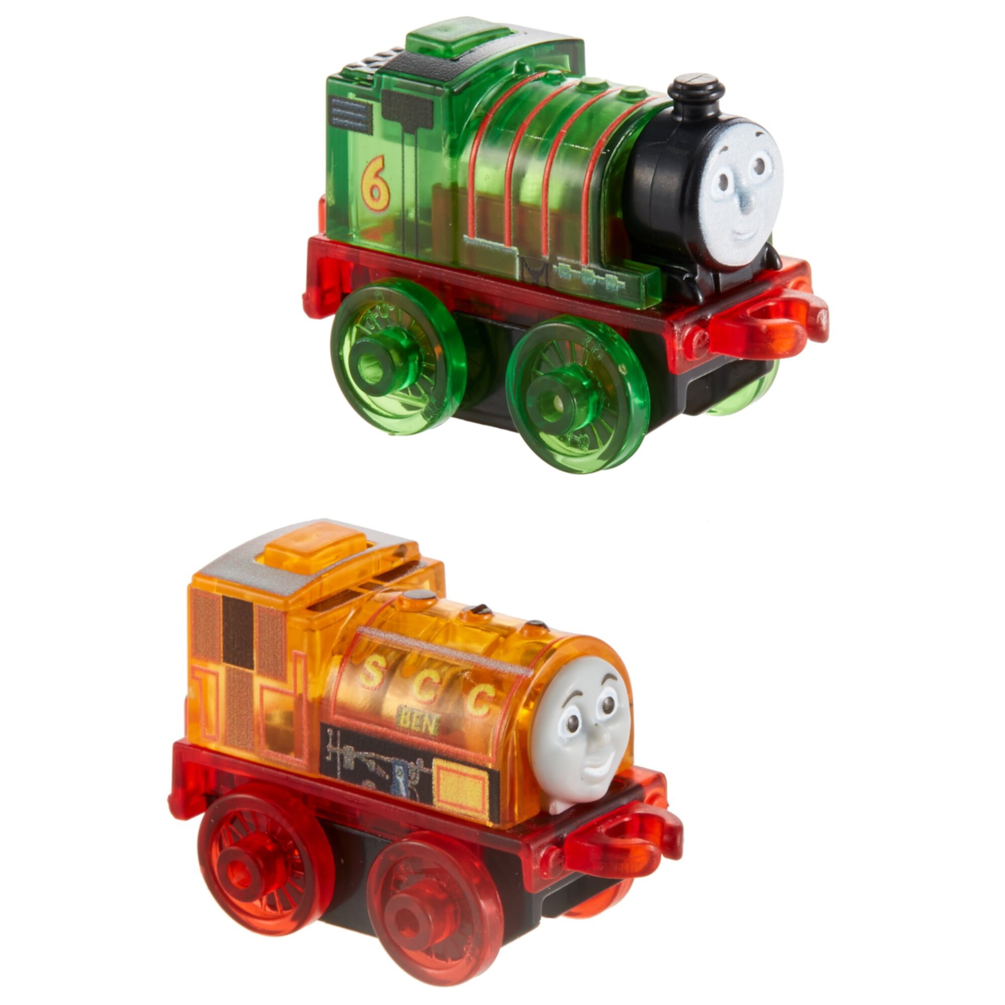 Thomas & Friends MINIS Light-Ups Thomas & Stephen Engines Train Vehicle Playset (2 Pieces) Thomas & Friends