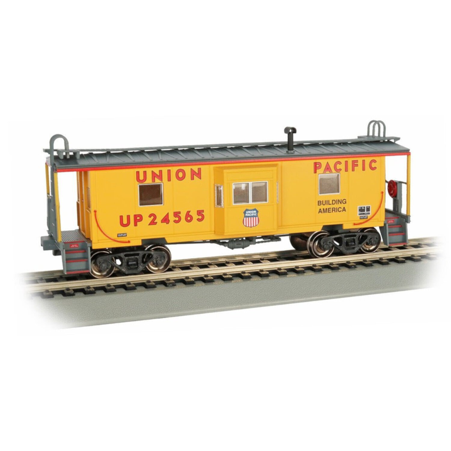 Bachmann, HO Bay Window Caboose UP w/Roof Walk Unknown