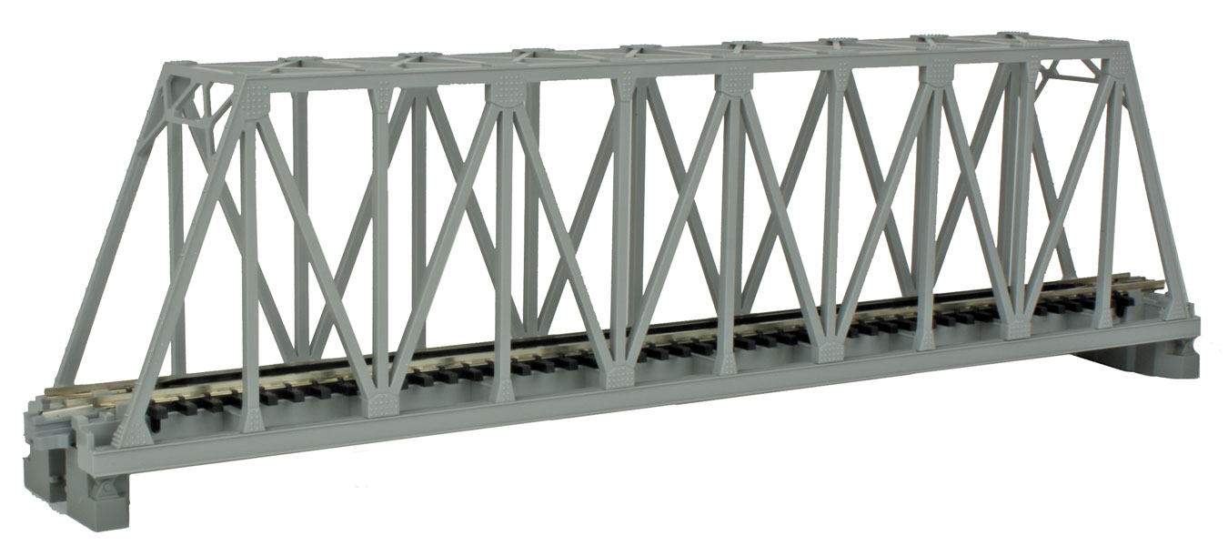 Kato USA Inc. N 248mm 9-3/4 Truss Bridge Gray KAT20432 N Track KATO