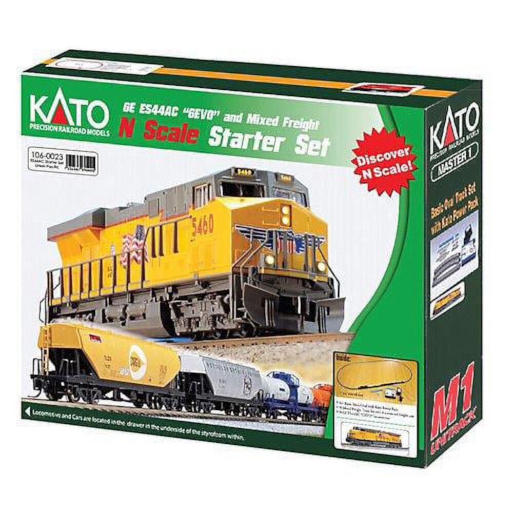 Kato 106-0023 Union Pacific GE ES44AC GEVO N Gauge Diesel Freight Train Set KATO