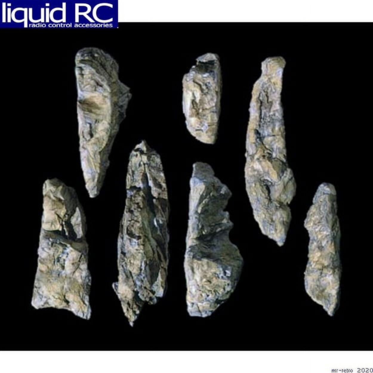 (2 pack) Woodland Scenics Rock Mold-Embankments Woodland Scenics