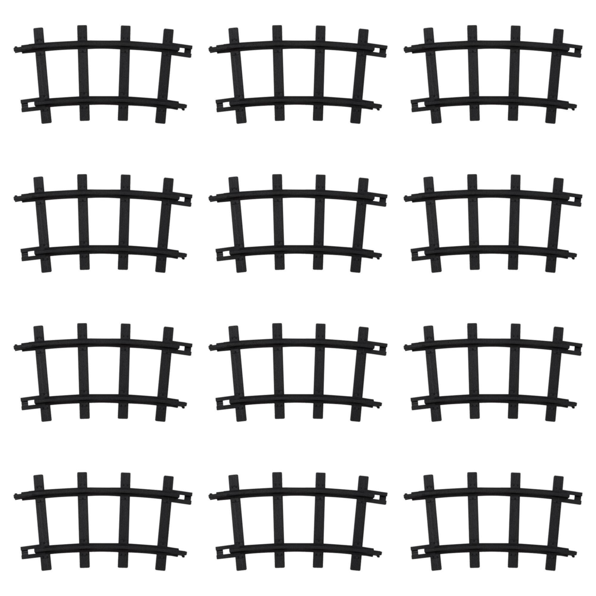 Lionel Trains Ready to Play Curved Model Train Set Track Pieces, 12 Piece Pack Lionel