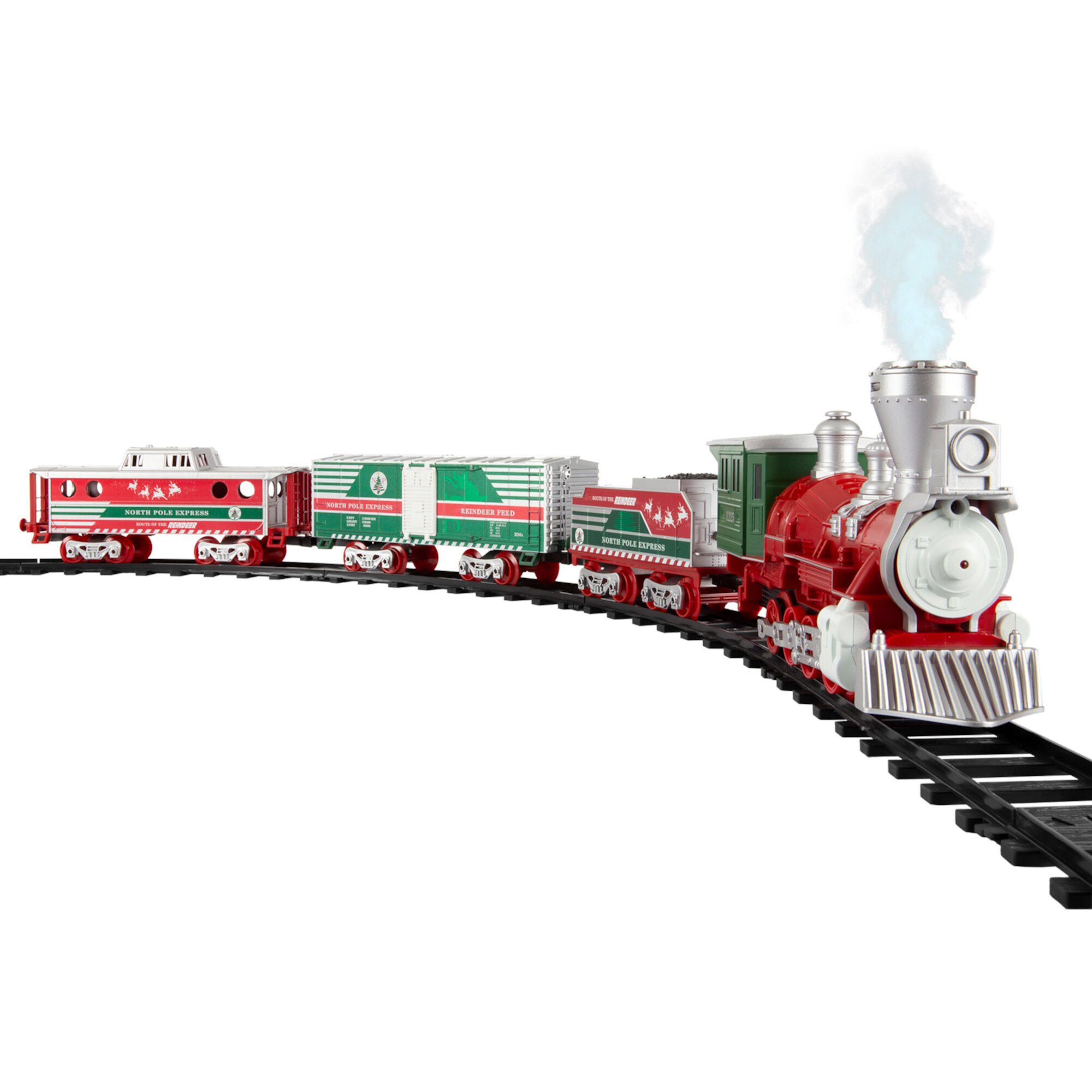 Open Box Lionel Trains North Pole Express Train 29 Pc Set with Smoke Effect Lionel