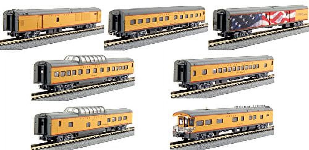 Kato N #106-086 Excursion Train 7-Car Set, Union Pacific Multi-Colored KATO