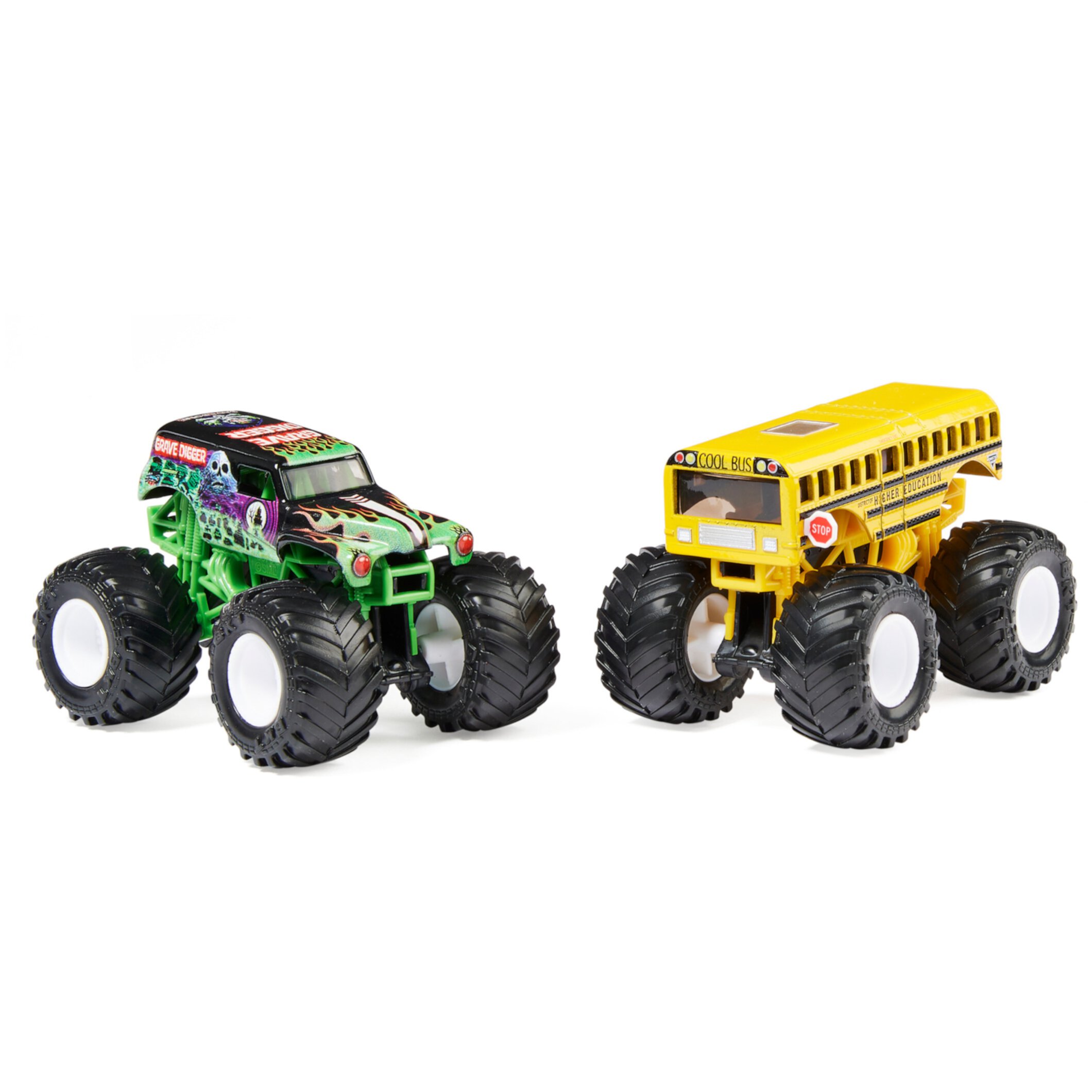 Monster Jam 1:64 Grave Digger Vs. Higher Education Monster Trucks Monster Jam