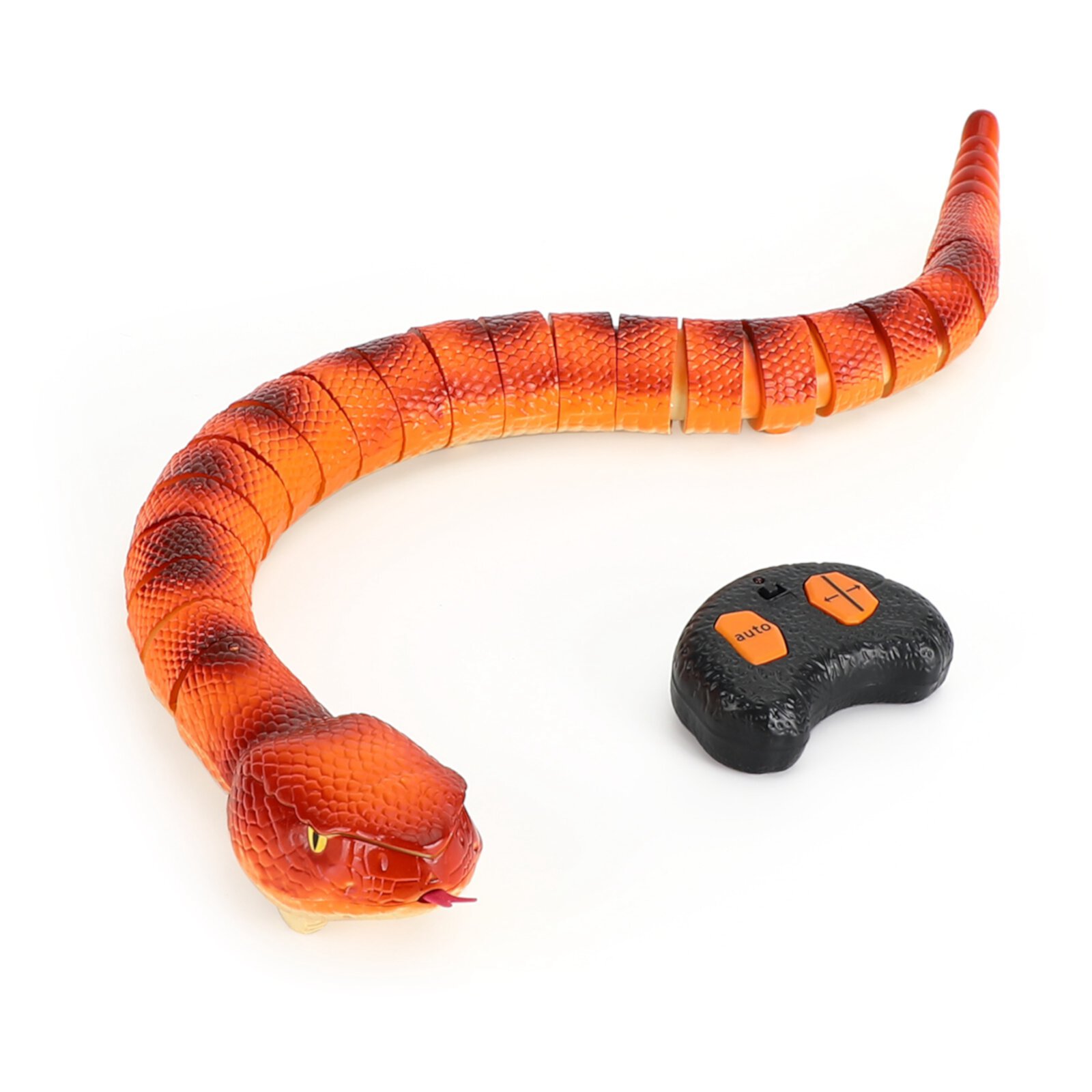 Realistic RC Snake Toy Remote Control Snake, Infrared Receiver, Electric Pet, Prank & Party Favor for Kids & Adults Bruce & Shark