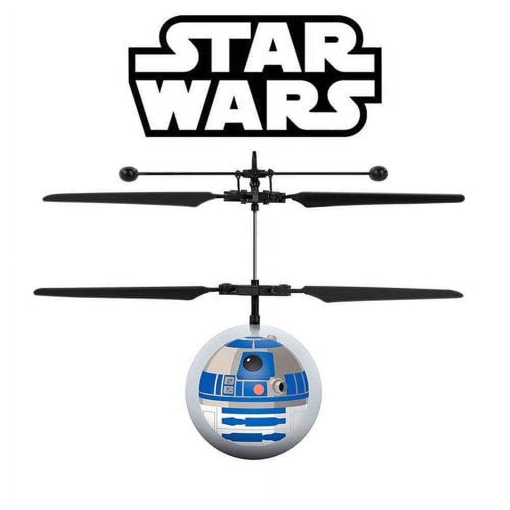 Star Wars R2-D2 IR UFO Ball Helicopter World Tech Toys