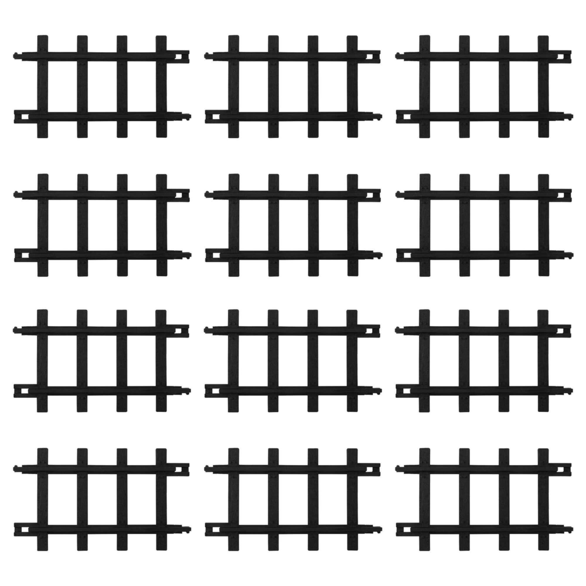 Lionel Trains Ready to Play Straight Model Train Set Track Pieces, 12 Piece Pack Lionel