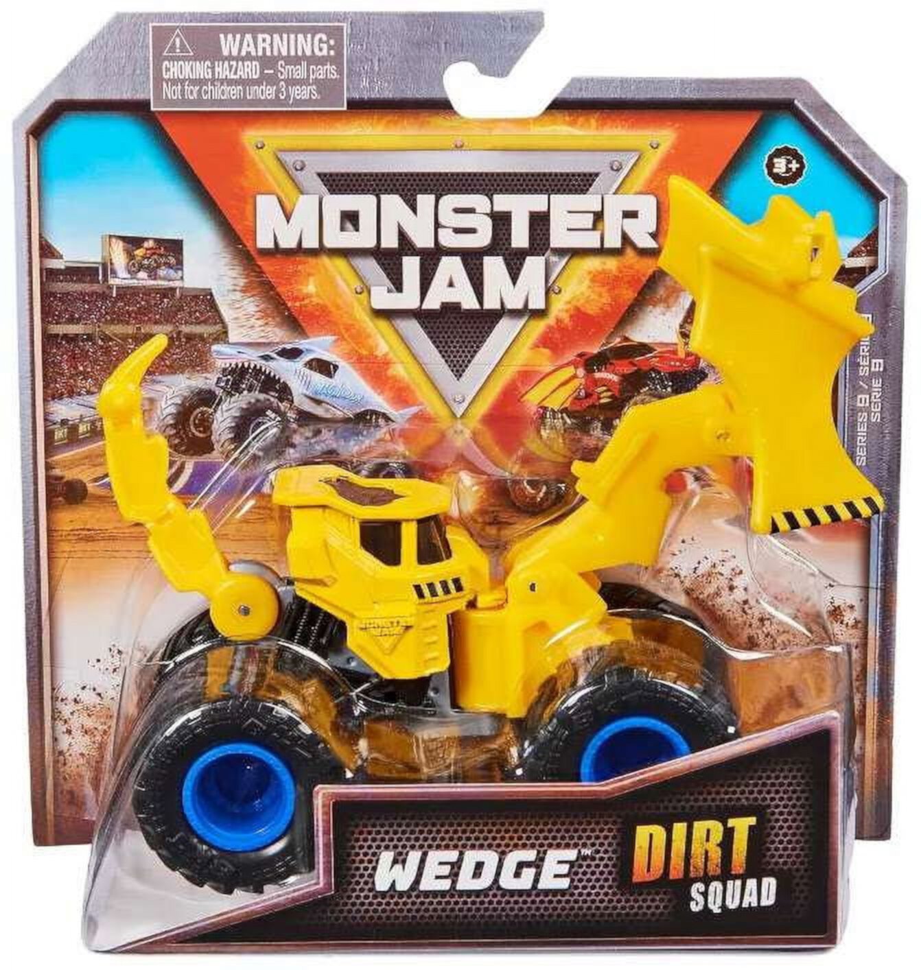 Monster Jam Dirt Squad Wedge Diecast Car (Yellow) Spin Master Games