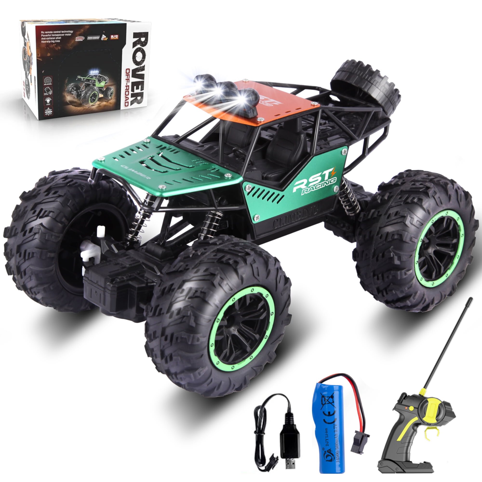 UUGEE Remote Control Cars Toys for Boys, RC Cars 2.4GHz 1:18 High Speed Monster RC Truck, Vehicle Car Outdoor Toys Birthday Christmas Gifts for Adults Girls 3-12 Kids UUGEE