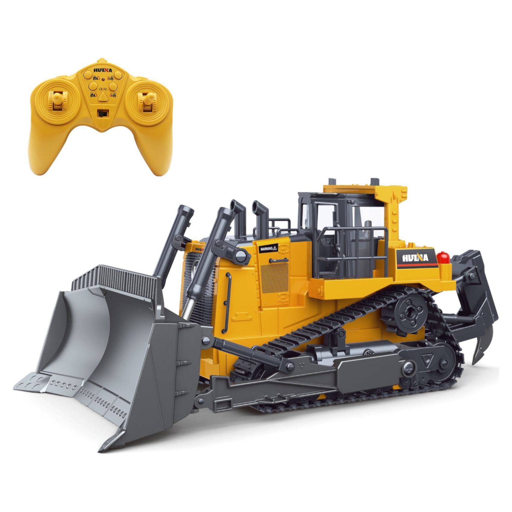 Fisca 1/16 Remote Control Bulldozer Toys for Kids, Children RC Dozer Front Loader Tractor Construction Vehicles Fisca