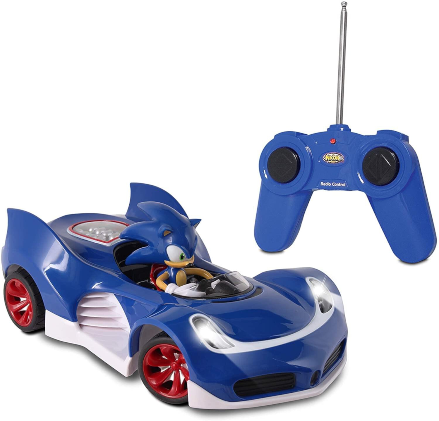 NKOK Sonic All Stars Racing Transformed RC Vehicle - Sonic Sonic The Hedgehog