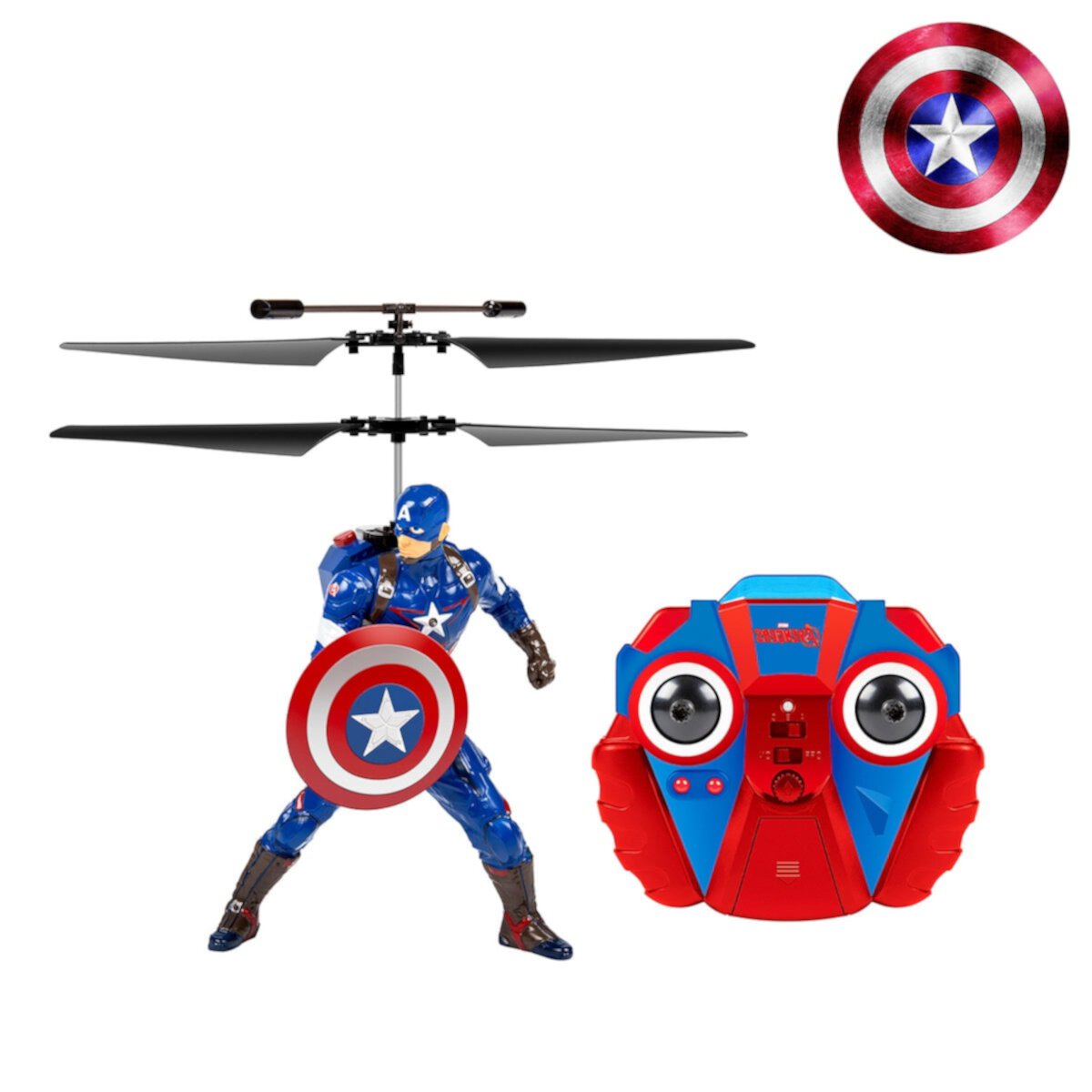 Marvel Licensed Avengers Captain America 2CH IR RC Helicopter, Ages 8+ World Tech Toys