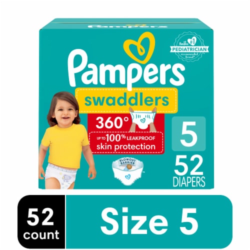 Pampers Swaddlers 360 Pull-On Diapers, Size 5 (27+lbs) Visit the Pampers Store