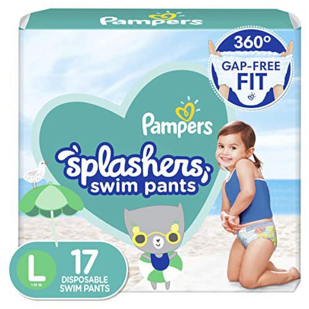 Pampers Splashers Swim Diapers Size 5 17 Count Visit the Pampers Store