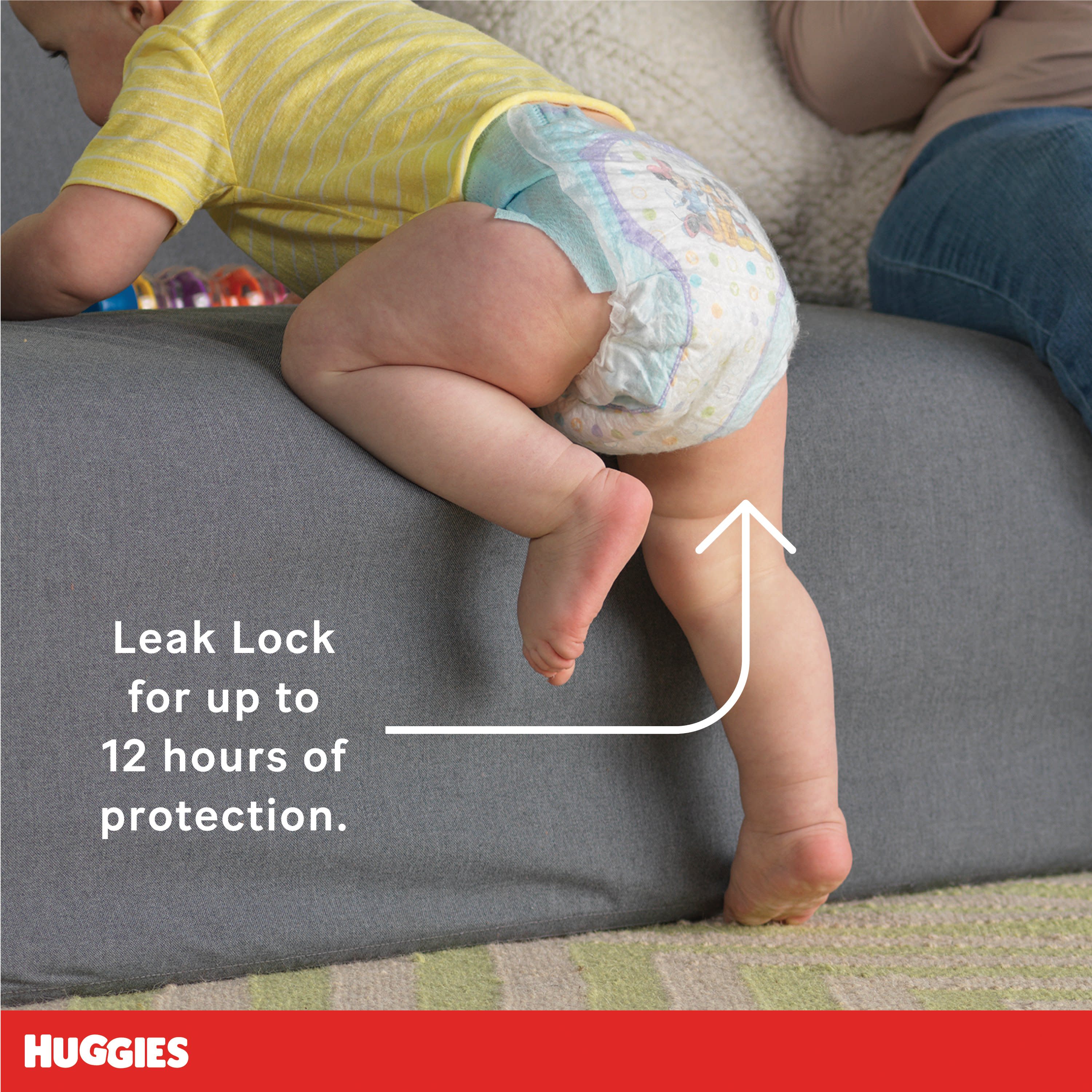 Little Movers Slip-On Huggies Pantalones de Pañal, Tamaño 5, 128 Uds Huggies