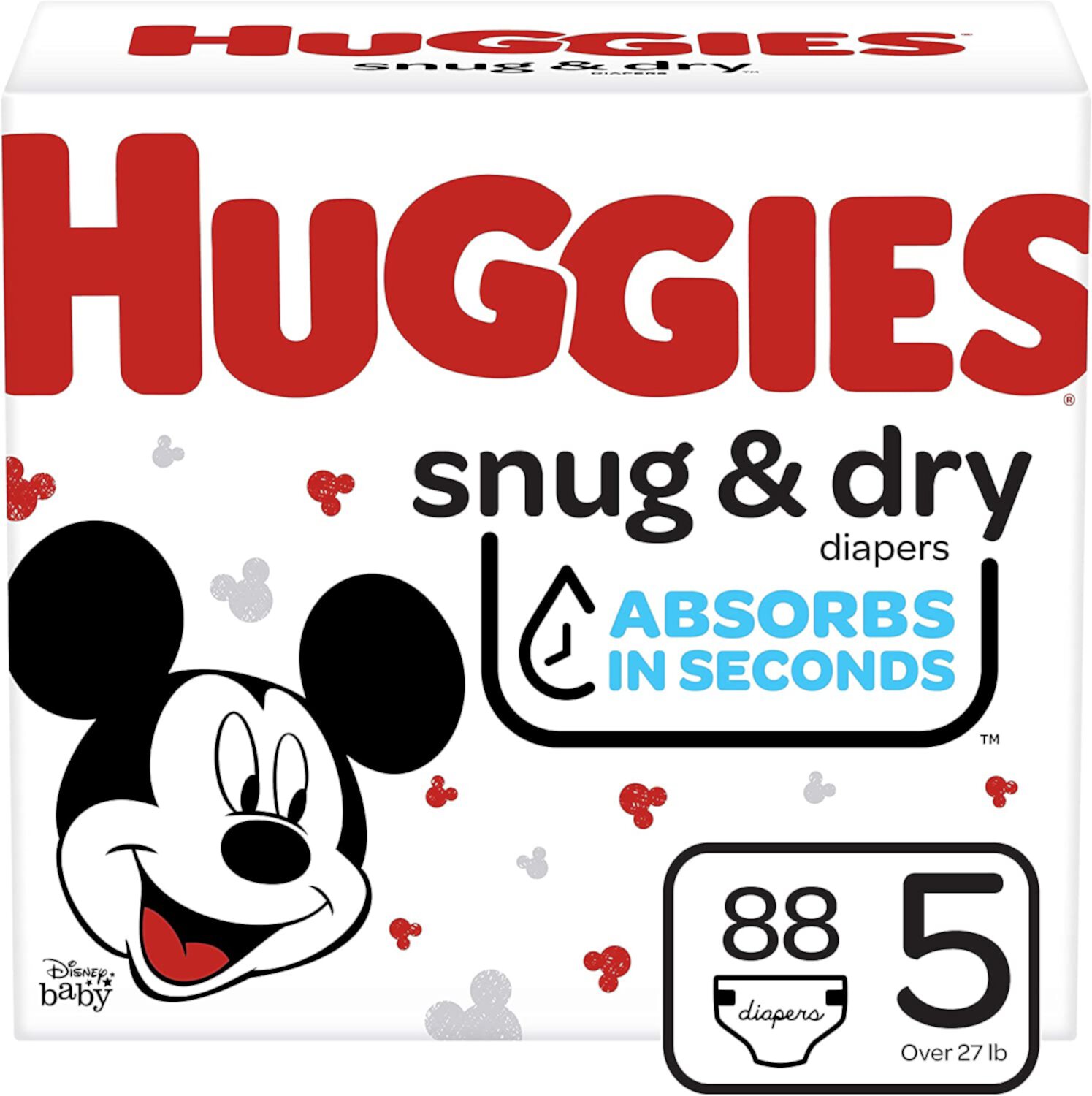 Huggies Snug & Dry Baby Diapers, Size 5, 88 Ct Huggies