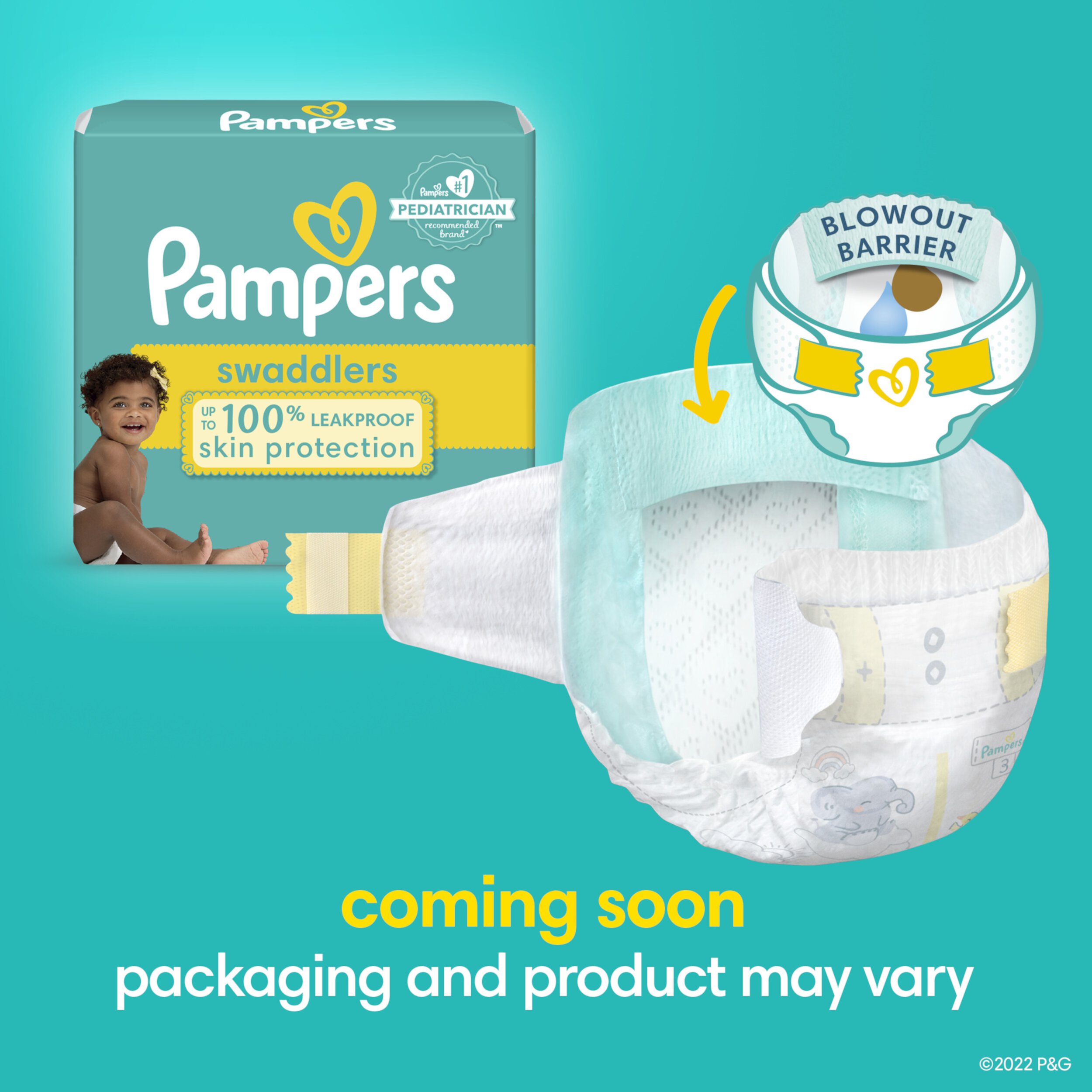 Pampers Swaddlers Diapers, Size 5, 19 Count (Select for More Options) Visit the Pampers Store