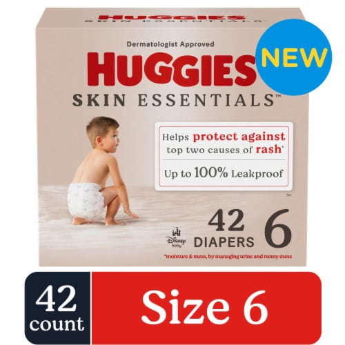 Huggies Skin Essentials Baby Diapers Size 6 (35+ lbs) Huggies