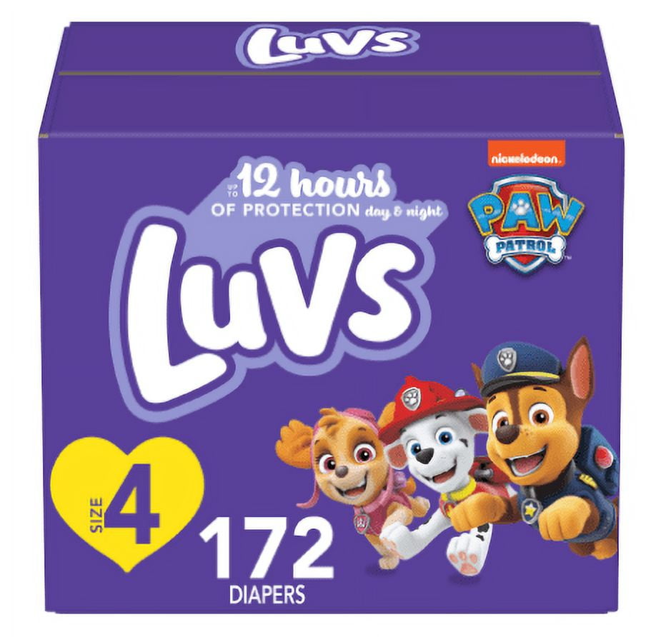 Luvs Diapers, Size 4, 172 Count Luvs