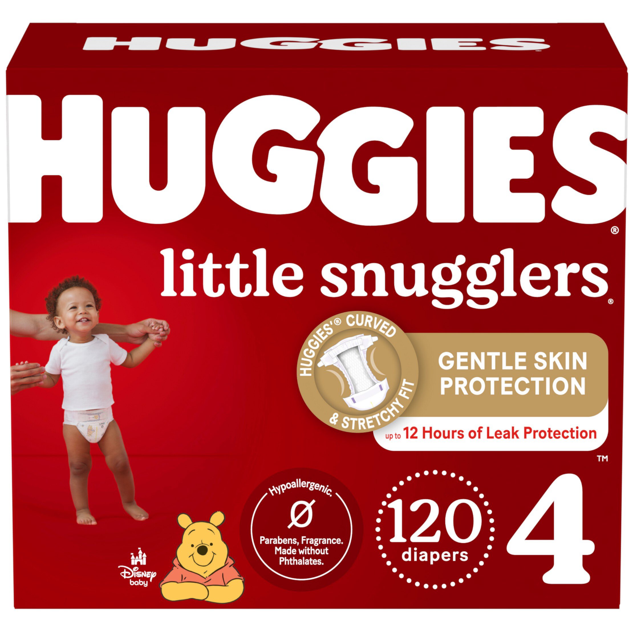 Little Snugglers Diapers Huge Pack - Size 4 (120ct) RENR