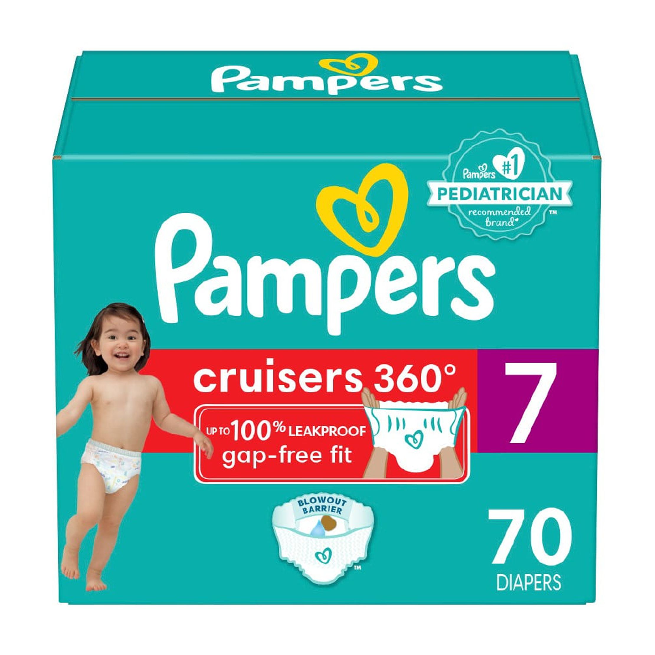 Cruisers 360 Diapers Enormous Pack - Size 7 - 70ct RENR