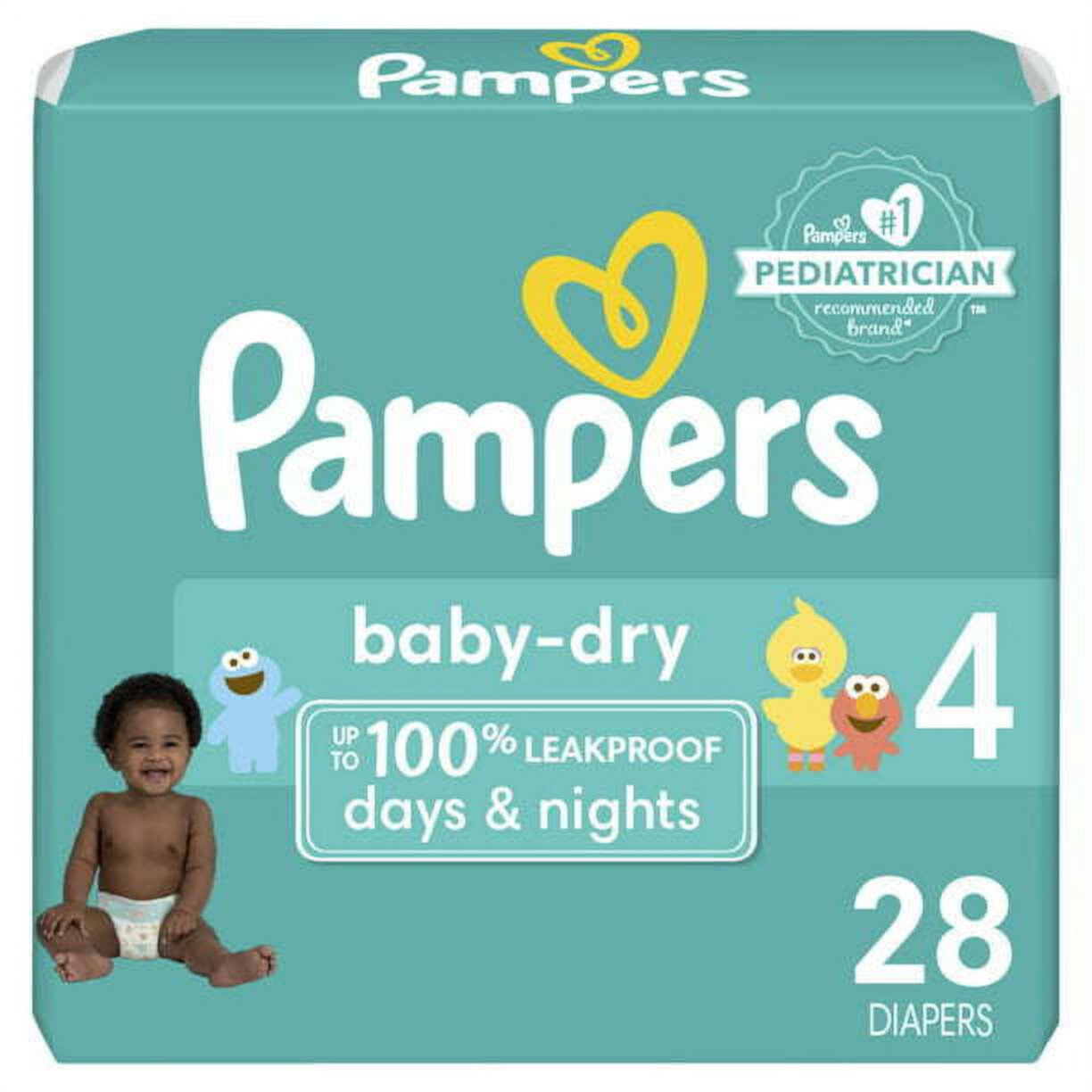 Pampers Baby-Dry Diapers Size 4, 28 Count Visit the Pampers Store