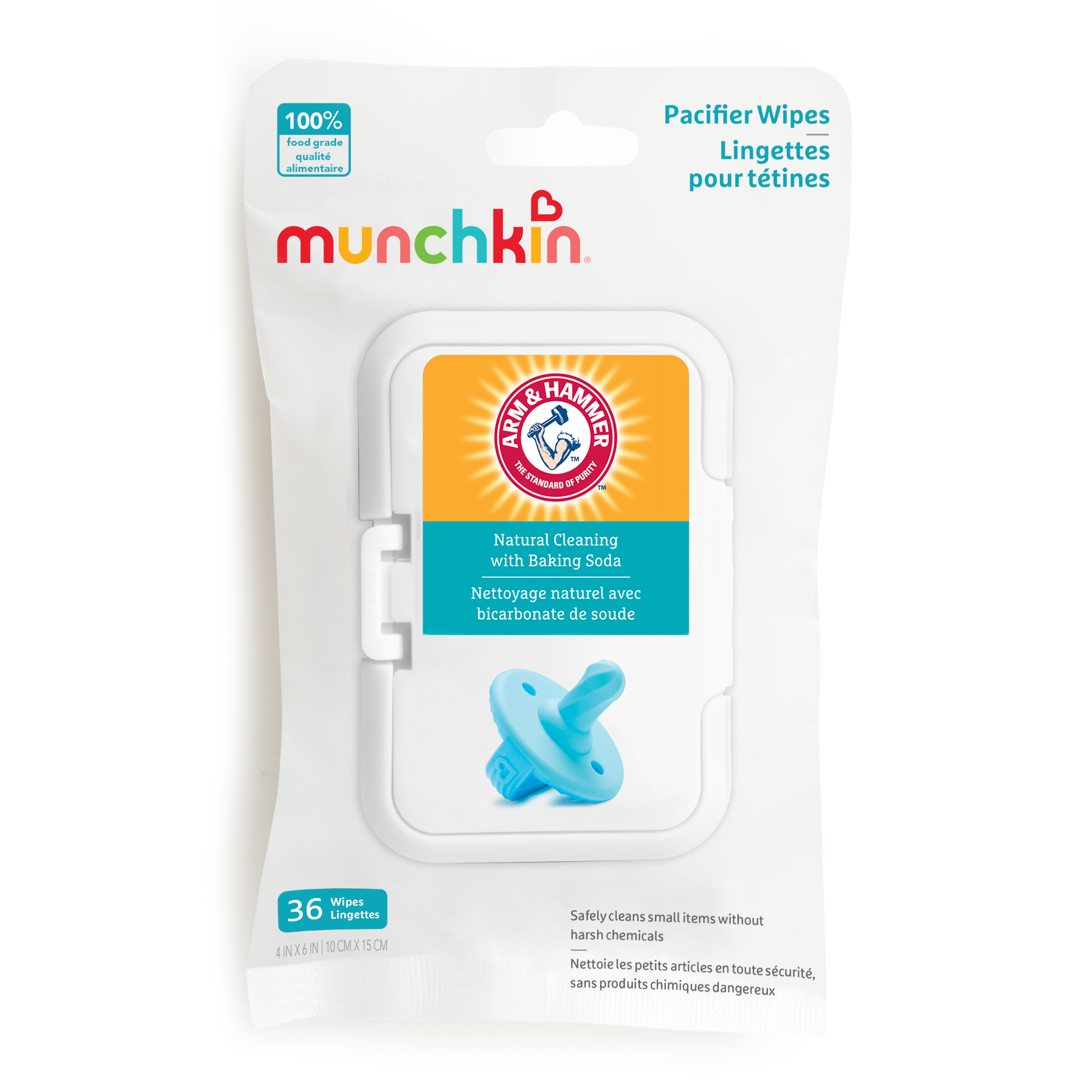 Munchkin Arm & Hammer Pacifier Wipes, 36 Pack Visit the Munchkin Store