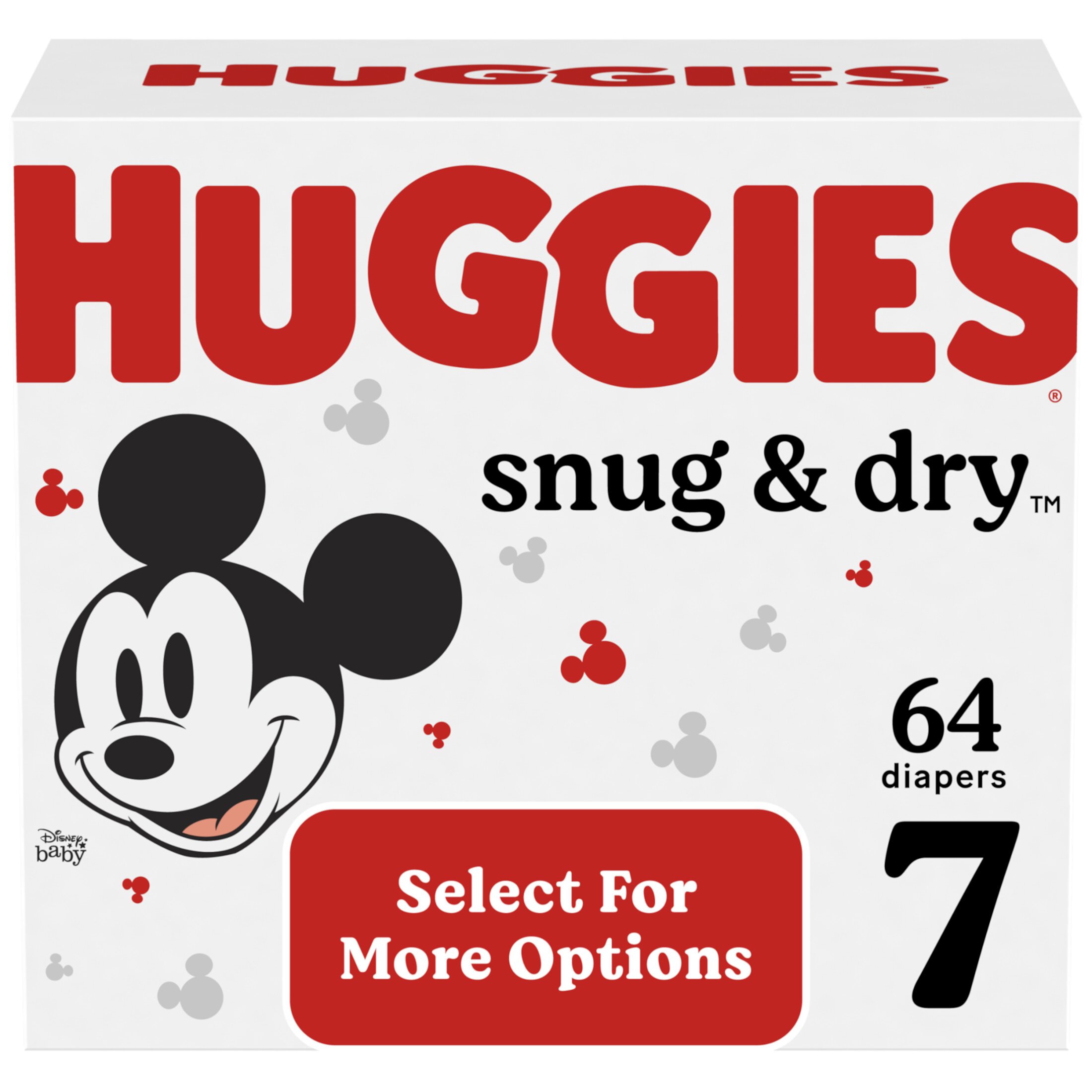 Huggies Snug & Dry Baby Diapers, Size 7, 64 Ct (Select for More Options) Huggies