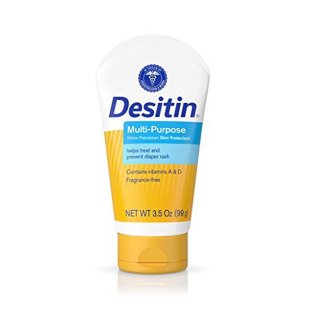 Desitin Multi-Purpose Healing Diaper Rash Treatment Ointment Tube, 3.5 oz, 3 Pack Desitin