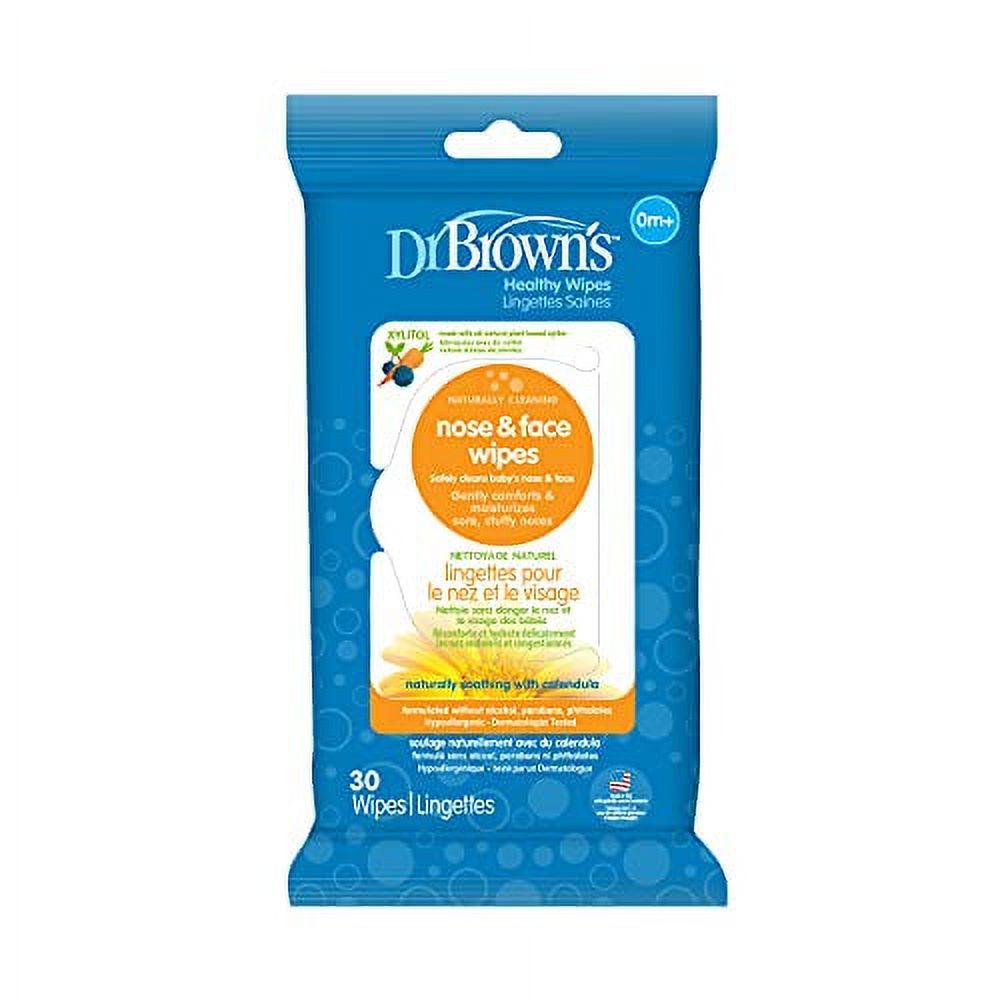 Dr. Brown's Nose and Face Wipes for Baby - 30ct Visit the Dr. Brown's Store