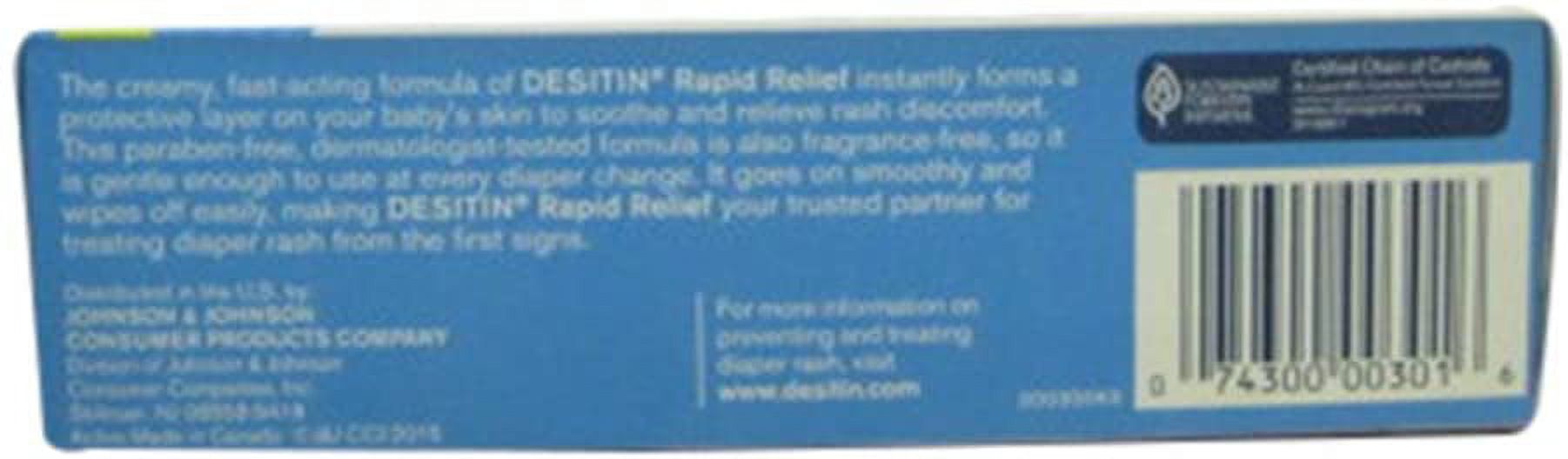 Desitin Daily Defense Zinc Oxide Diaper Rash Cream, 4 Oz. (Pack of 6) Desitin