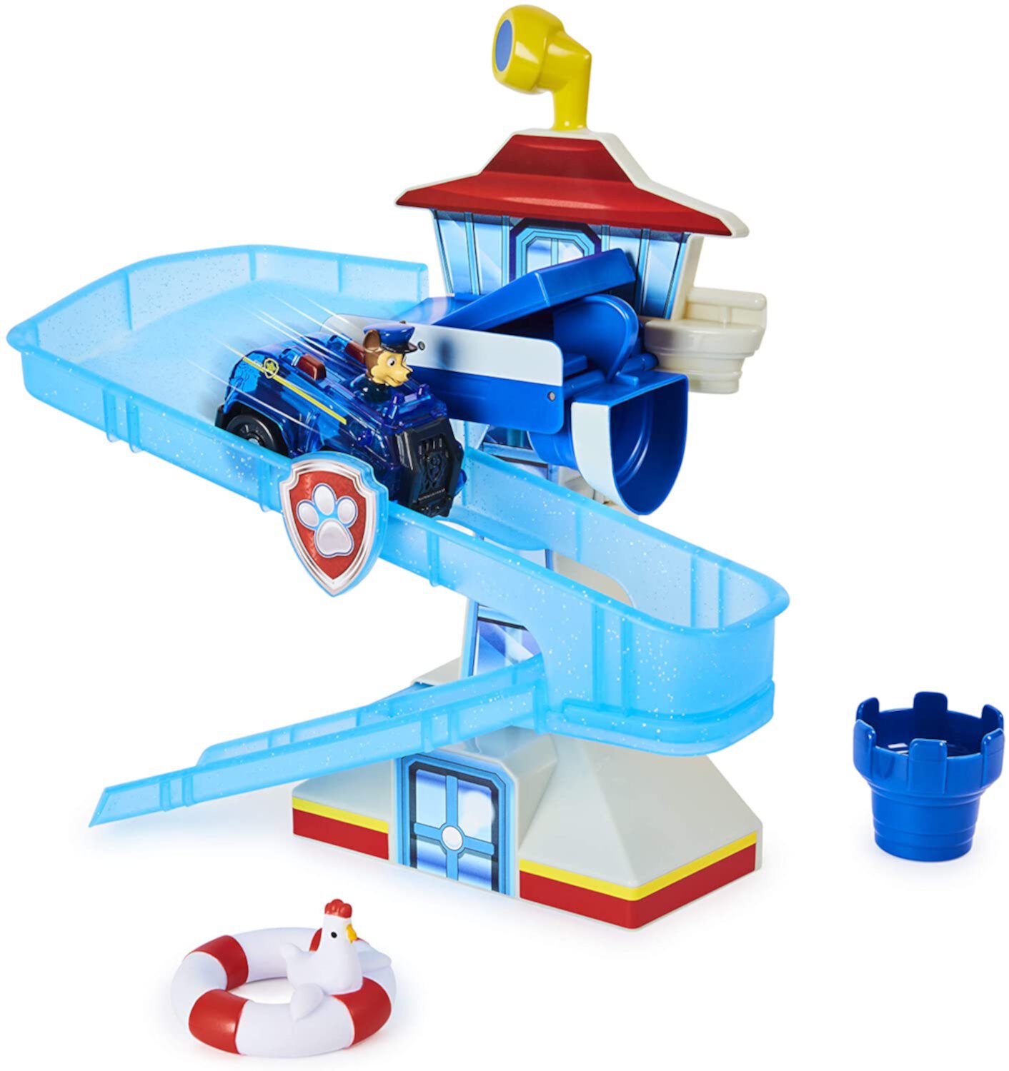 Paw Patrol Adventure Bath Playset with Chase Vehicle Spin Master Games